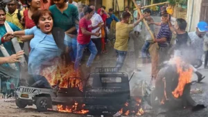 पश्चिम बंगाल में हिंसा को लेकर 57 गिरफ्तार