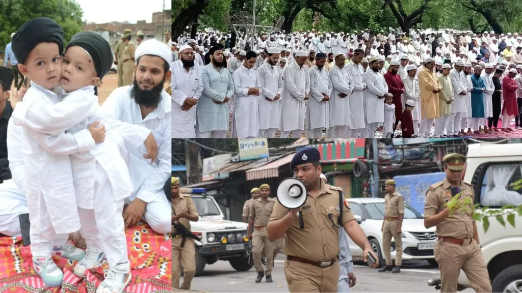 ईद के मौके पर सुरक्षा कड़ी,पुलिस हाई अलर्ट पर