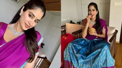 Janhvi Kapoor :का साउथ इंडियन लुक गाइड।