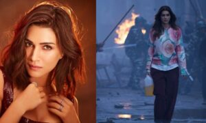 कृति सैनन की नई सिनेमा ‘तेरे इश्क में’, सेट से शेयर की तस्वीरें