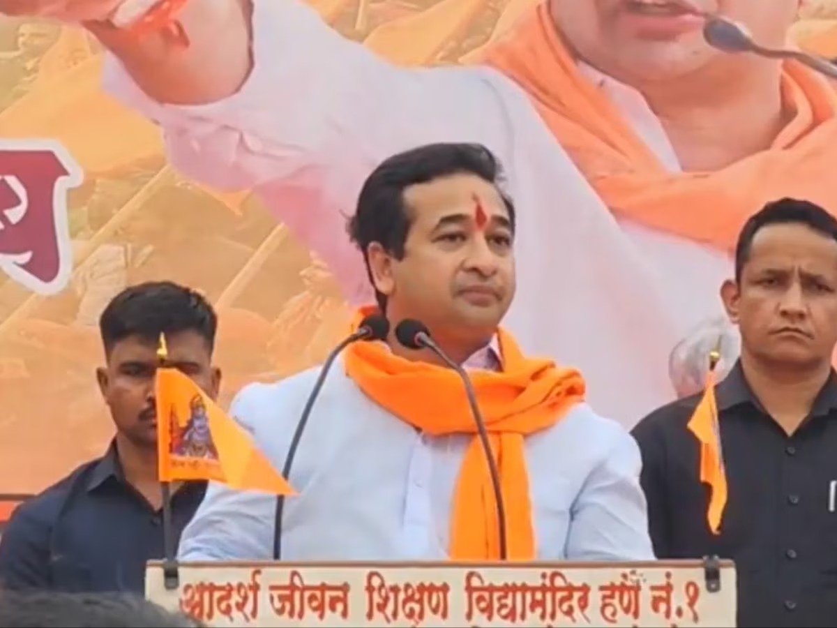 Nitesh Rane: महाराष्ट्र के मंत्री की हिंदुओं से अपील, कहा- धर्म पूछ कर सामान खरीदें