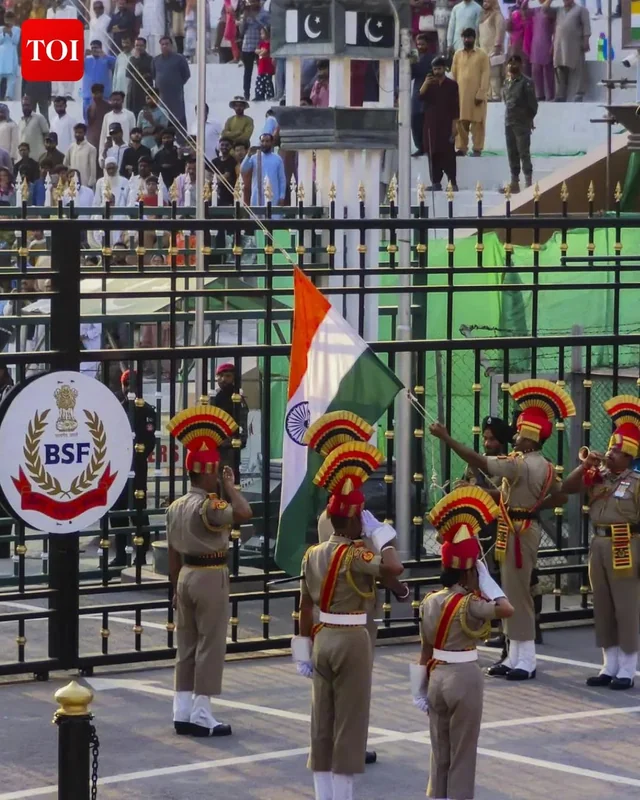 Attari-Wagah :सीमा पर गेट खोलने और हाथ मिलाने पर रोक।