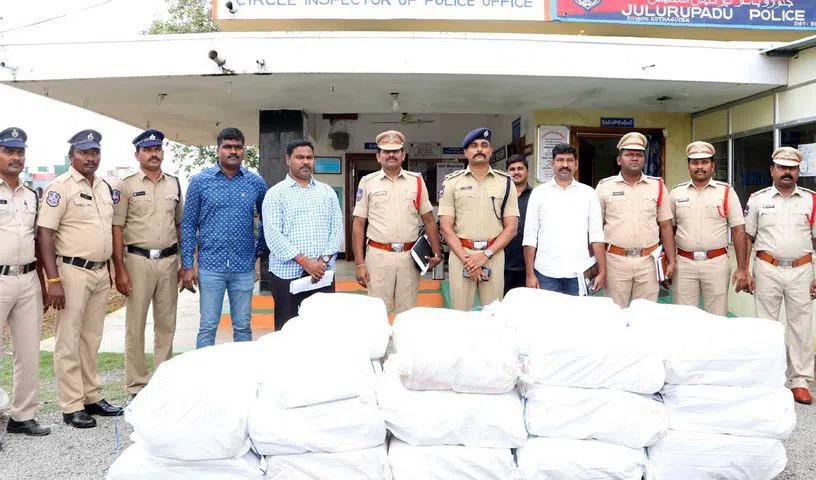Telangana : 4.15 करोड़ रुपये का गांजा जब्त, 2 गिरफ्तार