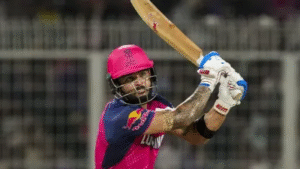 IPL 2025: रियान पराग ने लगातार 6 छक्के जड़े
