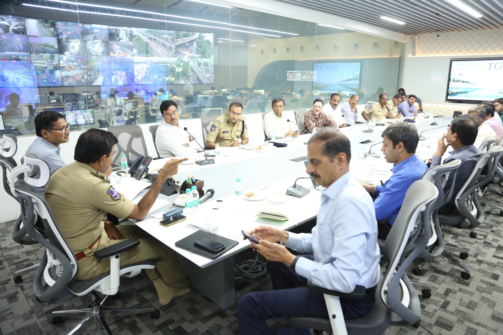 टीजीआईसीसीसी में मानसून की तैयारियों को लेकर बैठक की