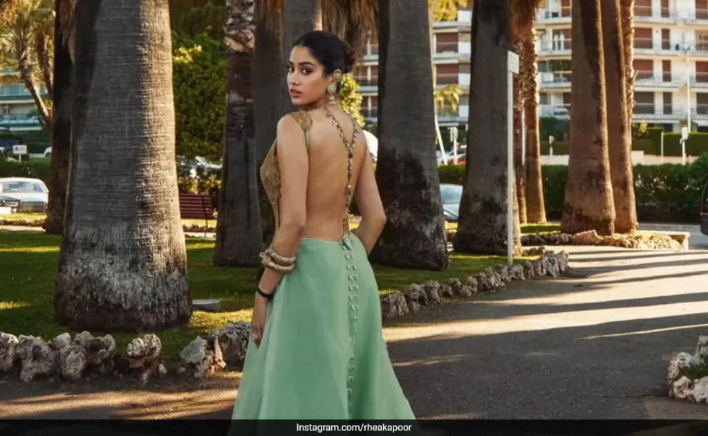 Cannes 2025 में Janhvi Kapoor का Jade और Jadau लुक
