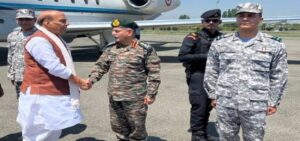 Operation Sindoor: राजनाथ सिंह पहुंचे LOC पर