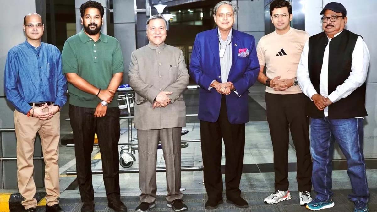 आतंकवाद को लेकर चुप नहीं रहेंगे’, थरूर का डेलिगेशन रवाना