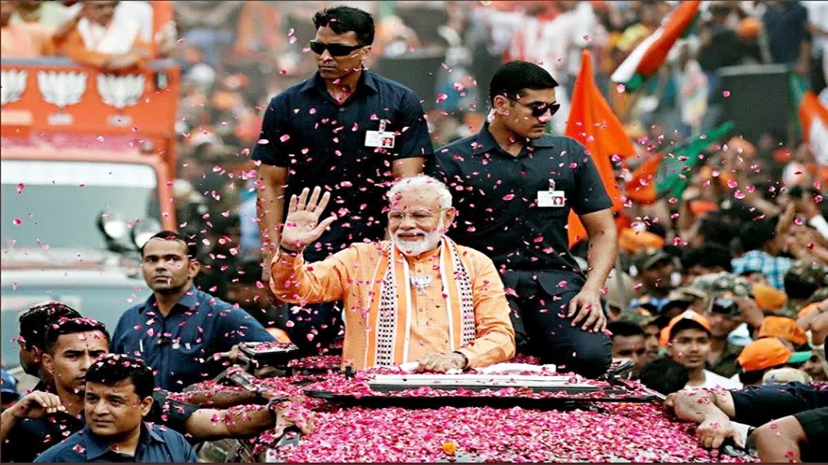 PM Modi Road Show: भुवनेश्वर में उमड़ा जनसैलाब