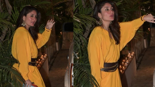 Kareena Kapoor Khan: काफ्तान ड्रेस में बेहद ग्लैमरस लुक