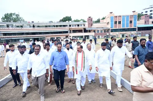 AICC: टीपीसीसी अध्यक्ष ने खड़गे की बैठक की तैयारियों का निरीक्षण किया