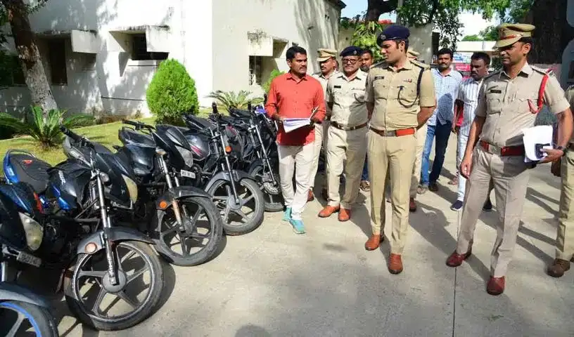 करीमनगर पुलिस ने 6 बाइक चोरों को किया गिरफ्तार