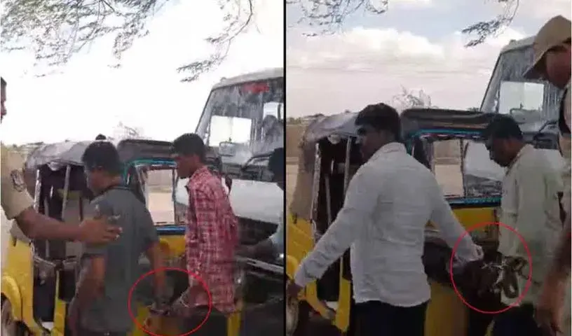 प्रदर्शनकारी किसानों को हथकड़ी लगाने की बीआरएस ने की निंदा