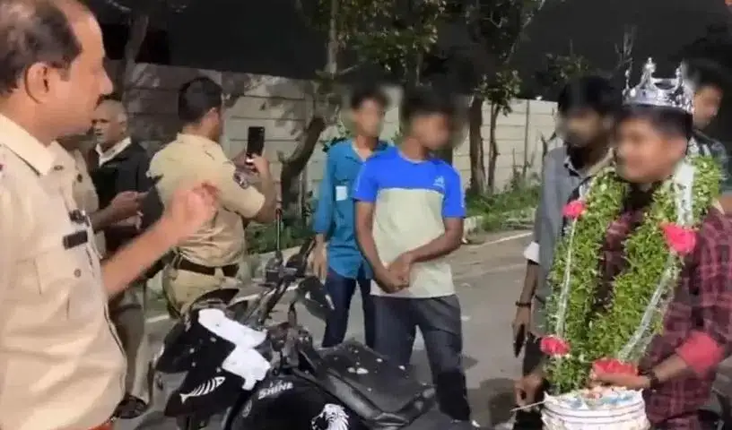 सड़कों पर आधी रात को जन्मदिन मनाने के दौरान बढ़ रहा सार्वजनिक उपद्रव का चलन