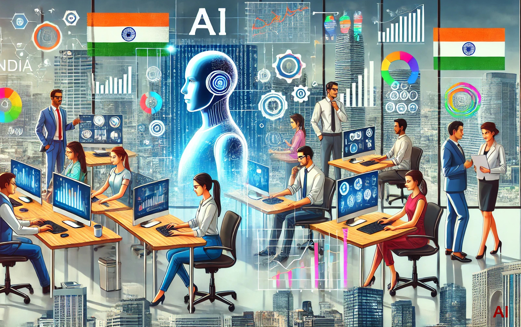 एआई की भूमिका को लेकर भारतीय सबसे ज्यादा खुश