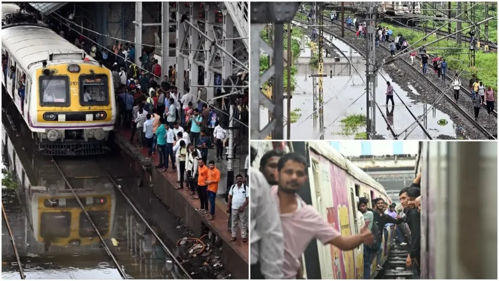 Mumbai Local सेवा ठप, हार्बर और ट्रांस हार्बर पर बढ़ी मुश्किलें