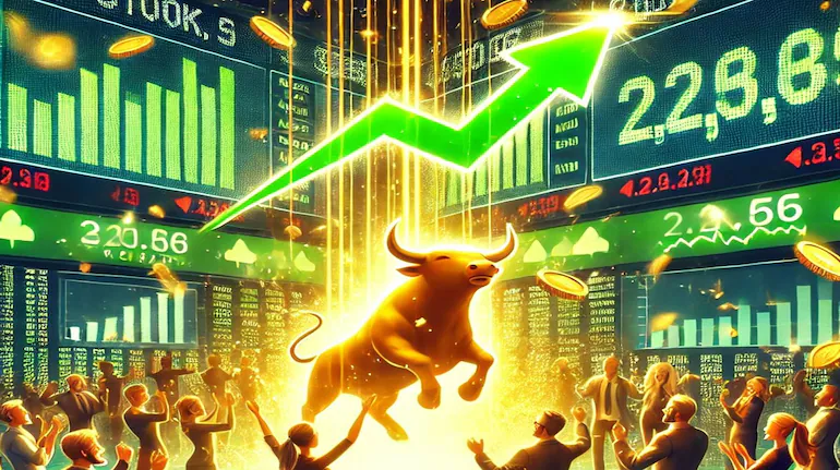Stock Surge: सेंसेक्स 1000 अंक उछल कर बंद, निफ्टी 25,500 पार