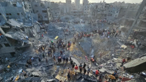 Israel Gaza Conflict: गाजा में इजरायली हमले से 60 फिलिस्तीनियों की मृत्यु