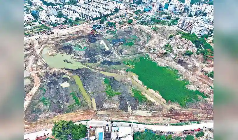 स्वास्थ्य के लिए खतरा पैदा करता है सुन्नम चेरुवु का दूषित पानी