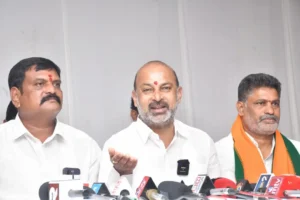 Bandi: कालेश्वरम भाजपा की नीति पर प्रधानमंत्री मोदी के शब्द: बंडी संजय