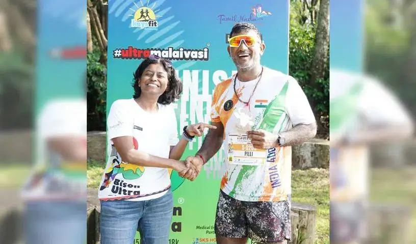 Khammam कांस्टेबल पिल्ली राजू ने पूरी की 60K बाइसन अल्ट्रा मैराथन