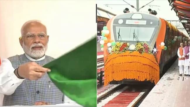 PM मोदी ने पटना–गोरखपुर वंदे भारत को दिखाई हरी झंडी