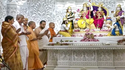Raja Ram: अयोध्या में राम दरबार की प्राण प्रतिष्ठा संपन्न