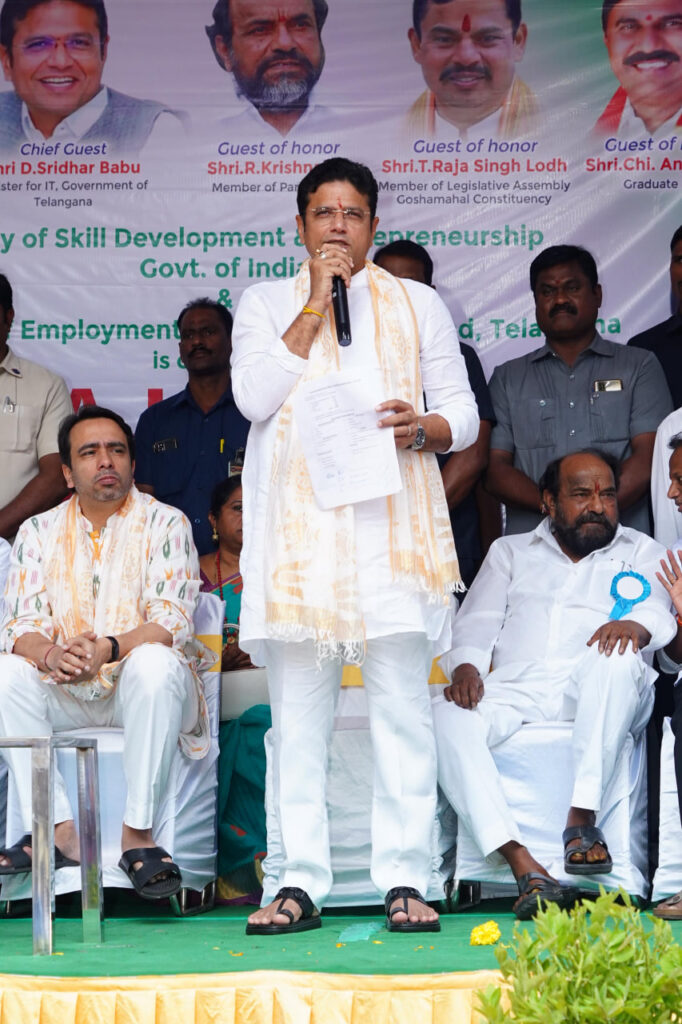 Telangana: कौशल पहल पर केंद्र के साथ सहयोग करने के लिए तैयार: श्रीधर बाबू