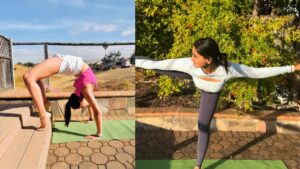 International Yoga Day: राजकुमार, निमृत ने दिखाया योग का जलवा