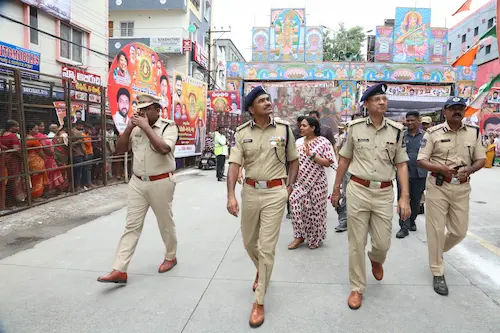 बलकमपेट येल्लम्मा कल्याणोत्सवम में सुरक्षा के कड़े इंतजाम