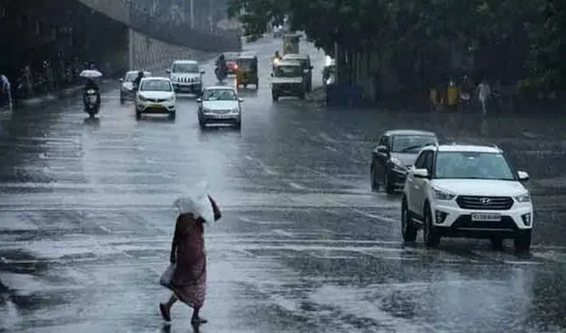 भारी बारिश