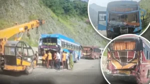 J&K : अमरनाथ यात्रा के काफिले में कई बसों की टक्कर