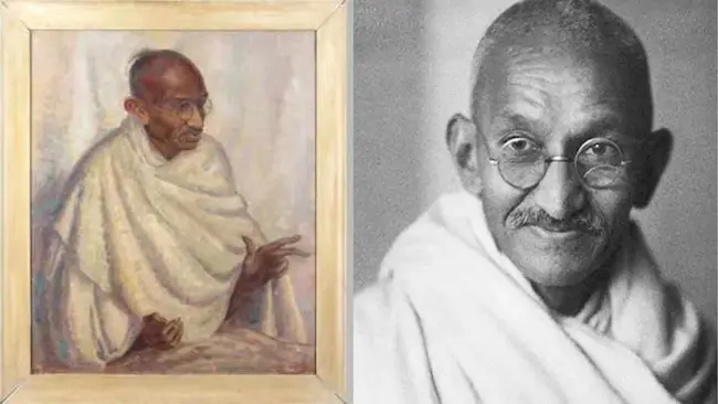 London : लंदन में बिकेगी हमारे गांधीजी की दुर्लभ ऑइल पेंटिंग