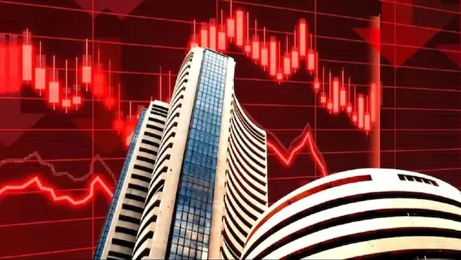 Share Market Closing  : शेयर बाजार में भारी गिरावट