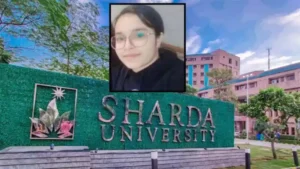 Sharda University में एक छात्रा की आत्महत्या के बाद छात्रों का प्रदर्शन , लाठी चार्ज