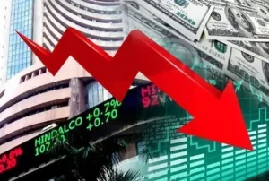 Stock Market : शेयर बाजार में बड़ी गिरावट के बाद बंद
