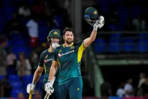 WI vs AUS 3rd T20 : ऑस्ट्रेलिया ने 97 गेंद में बना डाले 215 रन