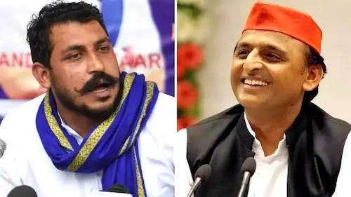 UP : यूपी विधानसभा चुनाव में अखिलेश के साथ आ सकते हैं चंद्रशेखर