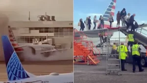 Boeing विमान के इंजन में लैंडिंग के वक्त लगी आग, 179 यात्री थे सवार
