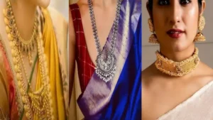 साड़ी के साथ क्लासी और एलिगेंट लुक के लिए ट्राई करें ये 3 ज्वेलरी सेट