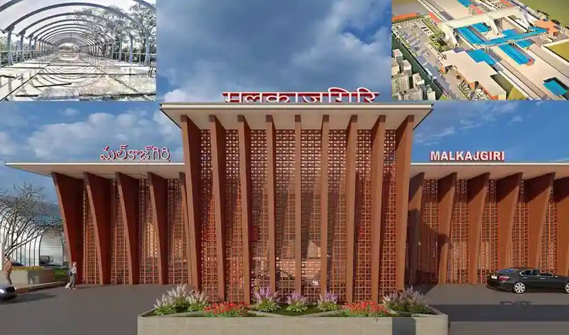 Hyderabad : मलकाजगिरी स्टेशन का पुनर्विकास तेजी से आगे बढ़ रहा है: एससीआर