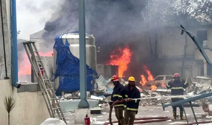 Hyderabad News : सिगाची विस्फोट के बाद फोन बंद, परिजन परेशान