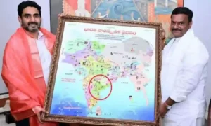 Hyderabad : संयुक्त आंध्र प्रदेश का नक्शा पेश करने पर पीएम मोदी से माफी मांगने की मांग