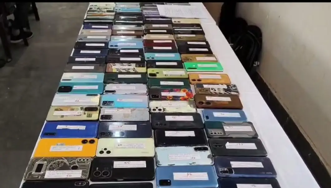 CEIR पोर्टल का उपयोग करके 827 मोबाइल फोन बरामद