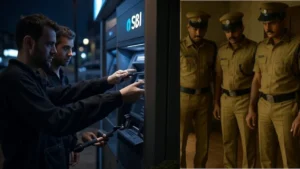 Crime : एसबीआई एटीएम लूटा गया; पुलिस को अंतरराज्यीय गिरोह का संदेह