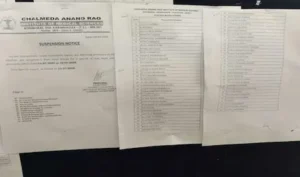 65 चिकित्सकों के निलंबन से विवाद शुरू