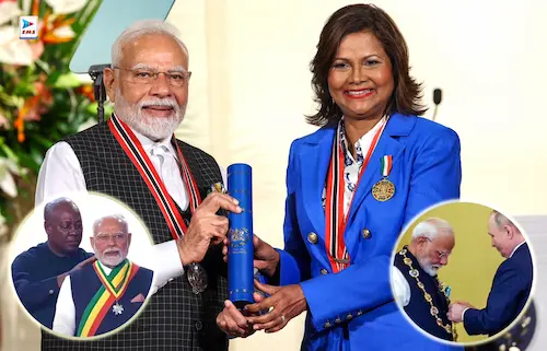 National : अब तक कई देशों के राष्ट्रीय सम्मान पा चुके हैं पीएम मोदी