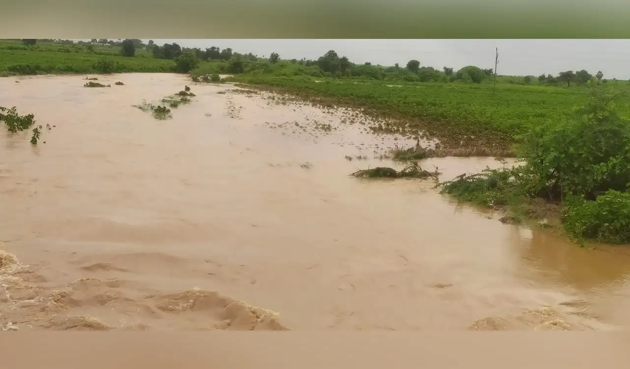 मंचेरियल और आसिफाबाद में भारी बारिश से सामान्य जनजीवन अस्त-व्यस्त