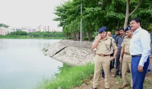 Flood Management : हाइड्रा प्रमुख एवी रंगनाथ ने मलकम चेरुवु का किया दौरा
