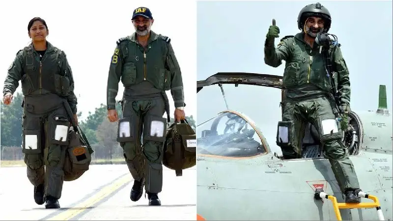 Air Force Chief ने स्क्वॉड्रन लीडर प्रिया के साथ मिग 21 को दी अंतिम विदाई